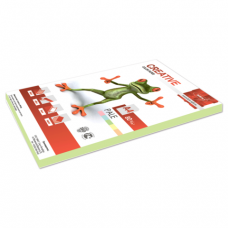 Бумага CREATIVE color (Креатив)  А4,  80г/м, 100 л. пастель зеленая, БПpr-100з, ш/к 41874