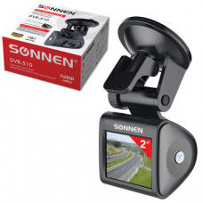 Видеорегистратор автомоб. SONNEN DVR-510, FullHD, 120°, экран 2'', microSDHC, HDMI, 352866