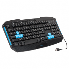 Клавиатура игровая проводная SONNEN KB-G10, USB, 10 доп. кнопок, LED, черная, 511289