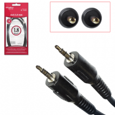 Кабель Jack 3.5 mm M-M BELSIS LINE 1,8м, для передачи стерео-аудио, BL1030